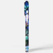 Mooi Roos Faux Glas in lood Design Case-Mate iPhone Case (Achterkant / Links)