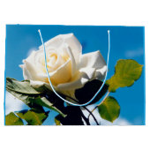 Mooi Roos is White Sky is Blue Groot Cadeauzakje (Achterkant)