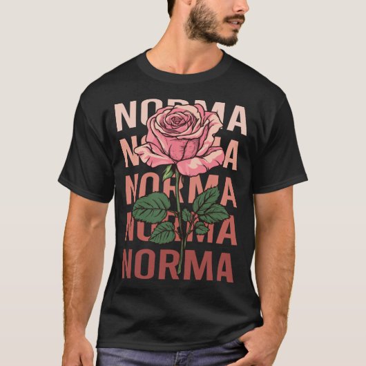 Mooi Roos - Norma Naam T-shirt (Voorkant)
