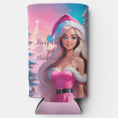 Mooi Roze Kerstmis Meisje 01 (Voorkant)
