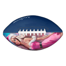 Mooi Roze Kerstmis Meisje 01 American Football