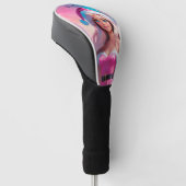 Mooi Roze Kerstmis Meisje 01 Golfheadcover (Schuin)