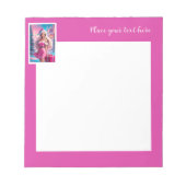 Mooi Roze Kerstmis Meisje 01 Notitieblok (Voorkant)