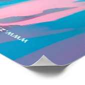 Mooi Roze Kerstmis Meisje 01 Poster (Hoek)