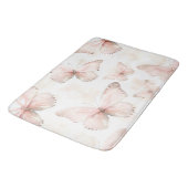 Mooi Roze Vlinders Badmat (Gekanteld)