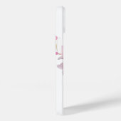 Mooi roze waterverf kersenbloesems script Case-Mate iPhone case (Achterkant / Rechts)