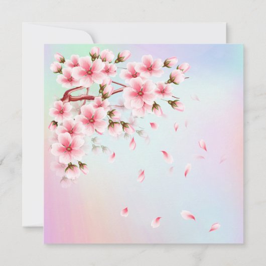 Mooi Sakura Kaart (Achterkant)