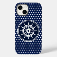Mooi scheepswad maritiem blauw en wit