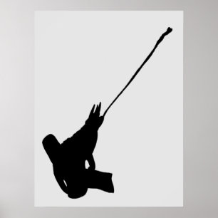 Mooi schot! Jackson's Chameleon silhouette Poster