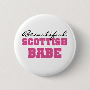 Mooi Schots baby Ronde Button 5,7 Cm