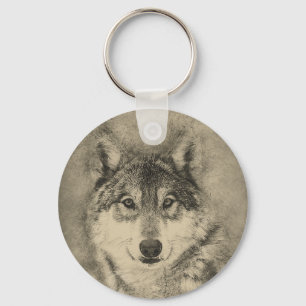 Mooi Sleutelhanger voor Timber Wolf