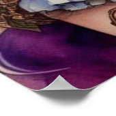 Mooi Steampunk Girl Poster (Hoek)