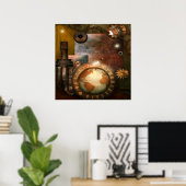 Mooi Steampunk-Poster Poster (Thuiskantoor)