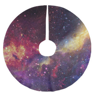 Mooi sterrenstelsel, nevel, sterrenhemel. kerstboom rok