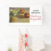 Mooi stilleven met Antiek en fruit Spandoek (Insitu)