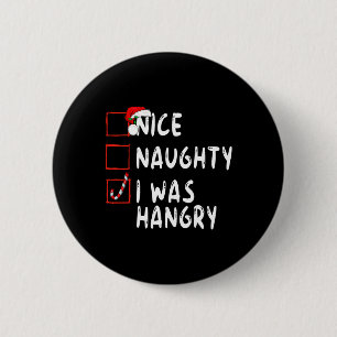 Mooi stout ik was boos kerstmis Santa Cla Ronde Button 5,7 Cm