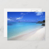 Mooi strand briefkaart (Voorkant / Achterkant)