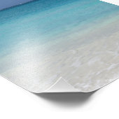 Mooi strand | Foto van Turks- en Caicoseilanden Afdruk (Hoek)