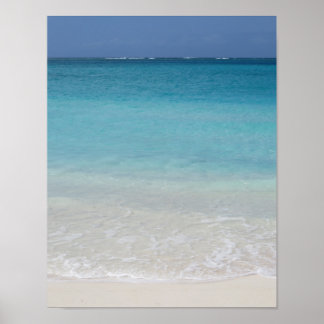 Mooi strand | Foto van Turks- en Caicoseilanden Poster