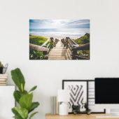 Mooi strand poster (Thuiskantoor)
