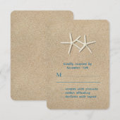 Mooi strand RSVP Kaartje (Voorkant / Achterkant)