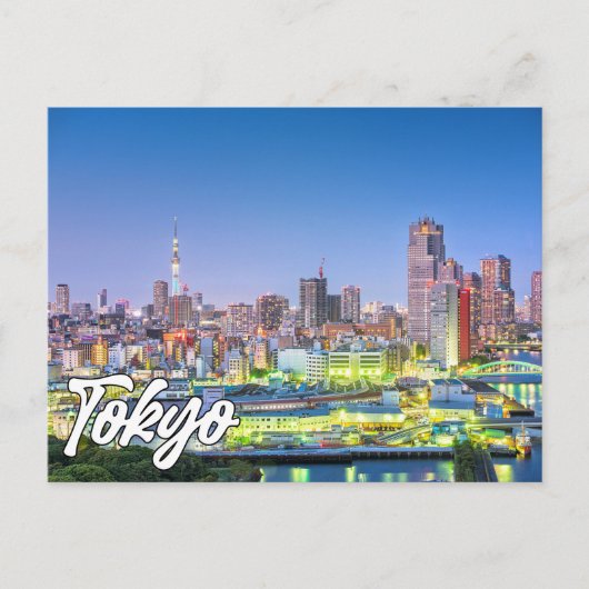 Mooi Tokio, Japan Briefkaart (Voorkant)