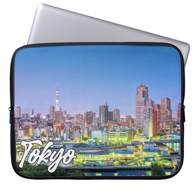 Mooi Tokio, Japan Laptop Sleeve (Voorkant)