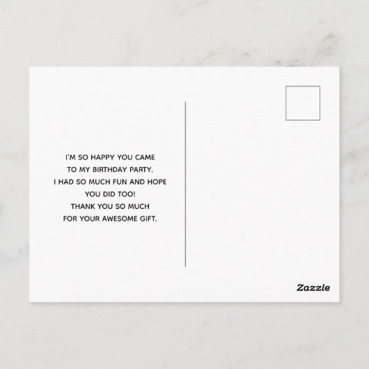 Mooi tropisch strand in het zeeparadijs bedankt briefkaart (Achterkant)