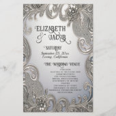 Mooi trouwpapier blad (Voorkant)