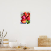 Mooi Tulip Bouquet Poster (Keuken)