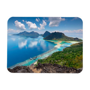 Mooi Uitzicht   Bovenkant van het eiland Bohey Dul Magneet