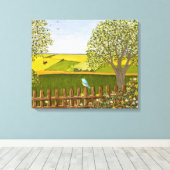 Mooi Uitzicht Canvas Afdruk (Insitu (Houten vloer))