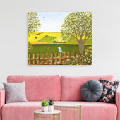 Mooi Uitzicht Canvas Afdruk (Insitu (Woonkamer))