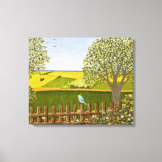 Mooi Uitzicht Canvas Afdruk (Voorkant)