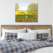 Mooi Uitzicht Canvas Afdruk (Insitu (Slaapkamer))