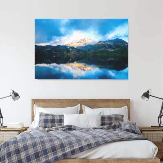 Mooi uitzicht canvas afdruk (Insitu (Slaapkamer))