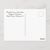 Mooi uitzicht in de vallei... briefkaart (Achterkant)