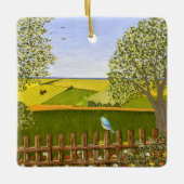 Mooi Uitzicht Keramisch Ornament (Voorkant)