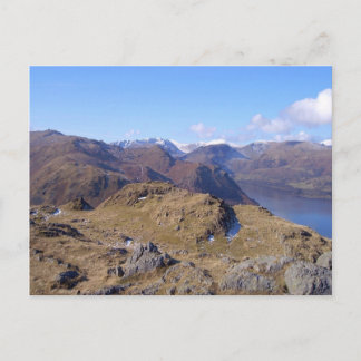 Mooi uitzicht van Hallin Fell Cumbria Briefkaart