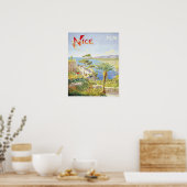 Mooi Uitzicht van Nice Frankrijk Poster (Keuken)
