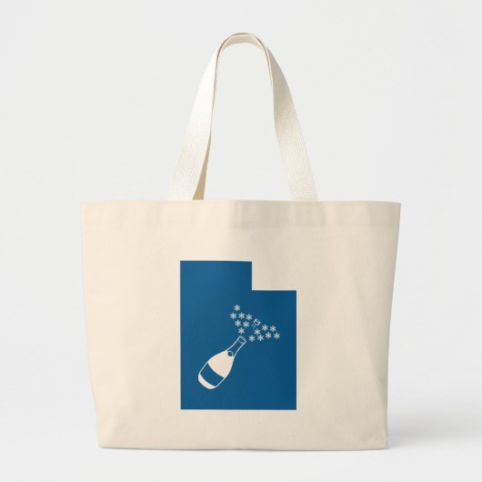 Mooi Utah Grote Tote Bag (Voorkant)