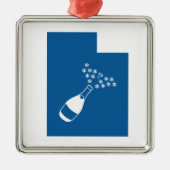Mooi Utah Metalen Ornament (Voorkant)