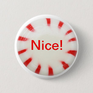 Mooi! Vakantieknop - stout of aardig! Ronde Button 5,7 Cm