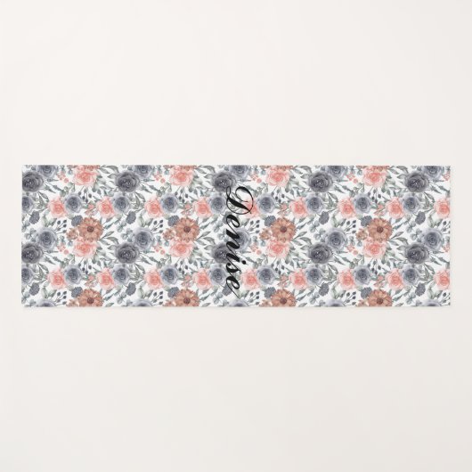 Mooi ventilatorpatroon yogamat (Voorkant (horizontaal))