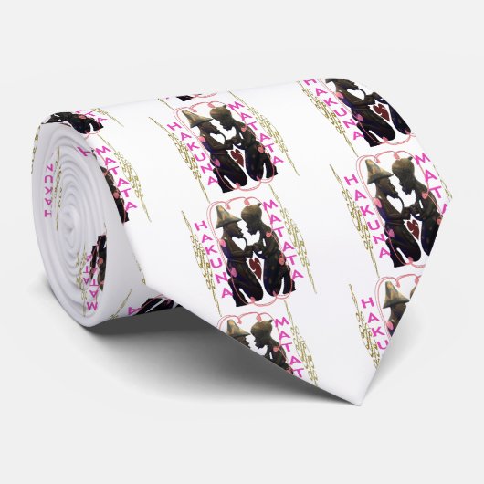 Mooi Verbazingwekkend Afrikaans Paar: Een Romantis Stropdas (Opgerold)