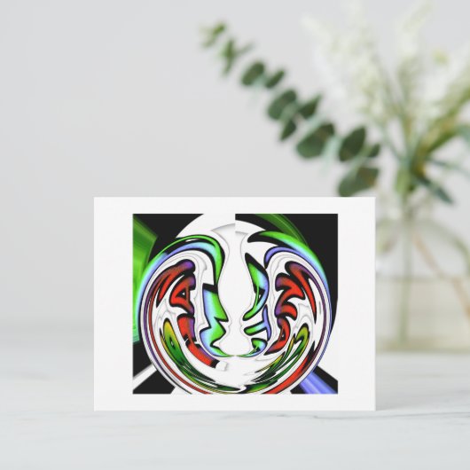 Mooi verbazingwekkend ontwerp hebben een mooie dag briefkaart (Staand voorkant)