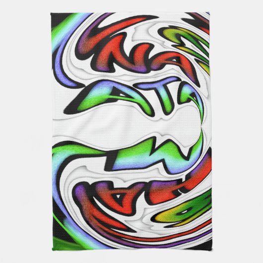 Mooi verbazingwekkend ontwerp hebben een mooie dag theedoek (Verticaal)