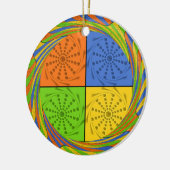 Mooi vet Egyptisch patroon: een oogverblindend ont Keramisch Ornament (Links)