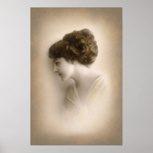 Mooi Victoriaans Lady Portret Poster