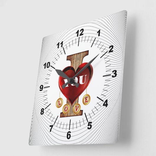 mooi vierkante klok (Hoek)